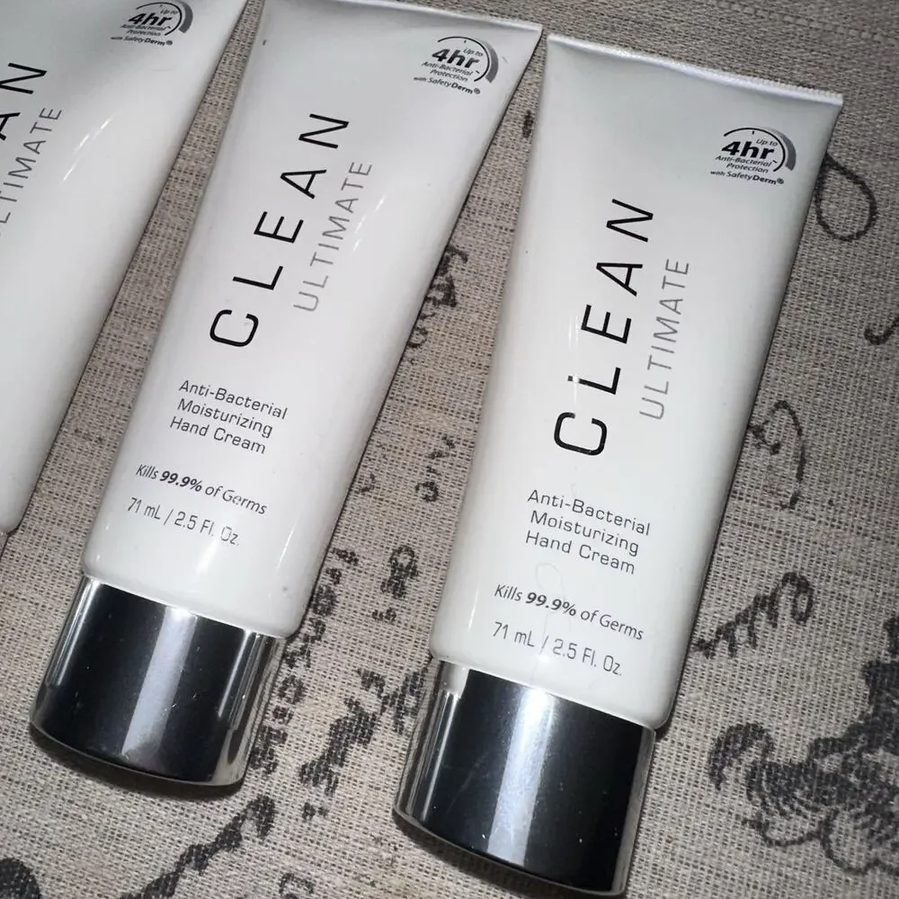 NEW CLEAN Lot Of 5 Tubes ULTIMATE Moisturizer Sanitation Hand Cream 2.5 Oz